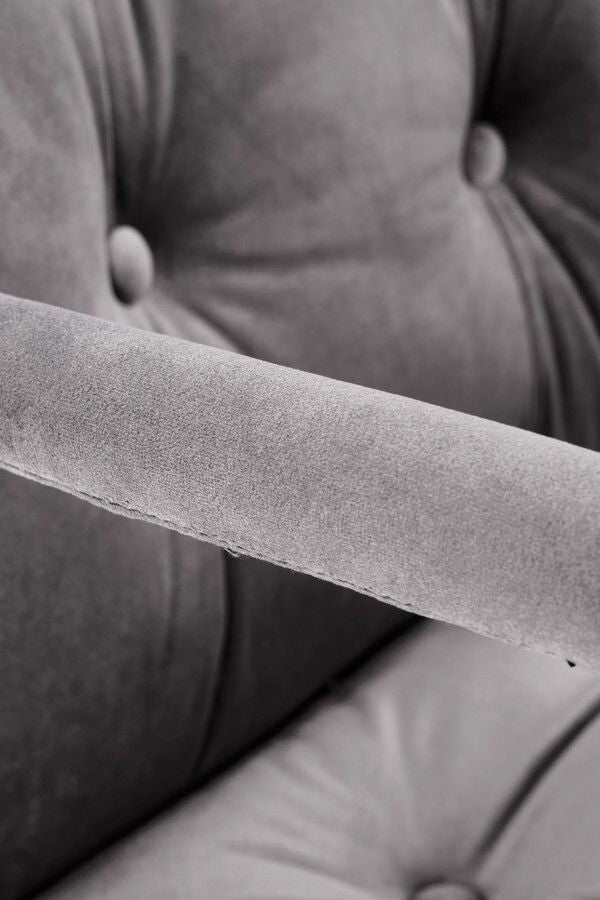 Office Chair West Fort William | size: Width: 54cm, Height: 110cm, Depth: 57cm | color: Gray | image: 5 | variant: 1007100