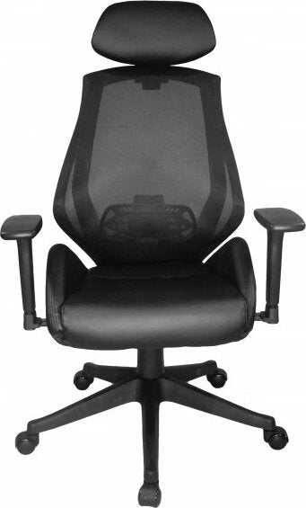 Office Chair West Grenoble | size: Width: 67cm, Height: 117-127cm, Depth: 52cm | color: Black | image: 2 | variant: 1007727
