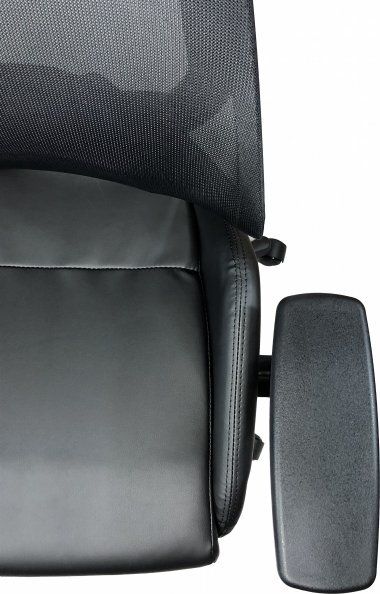 Office Chair West Grenoble | size: Width: 67cm, Height: 117-127cm, Depth: 52cm | color: Black | image: 6 | variant: 1007727