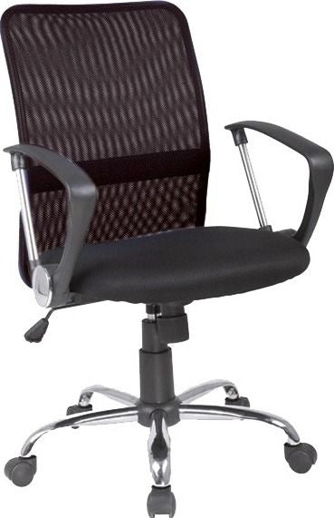 Office Chair West Nimes | size: Width: 58cm, Height: 92-102cm, Depth: 46cm | color: Black | image: 1 | variant: 1007730
