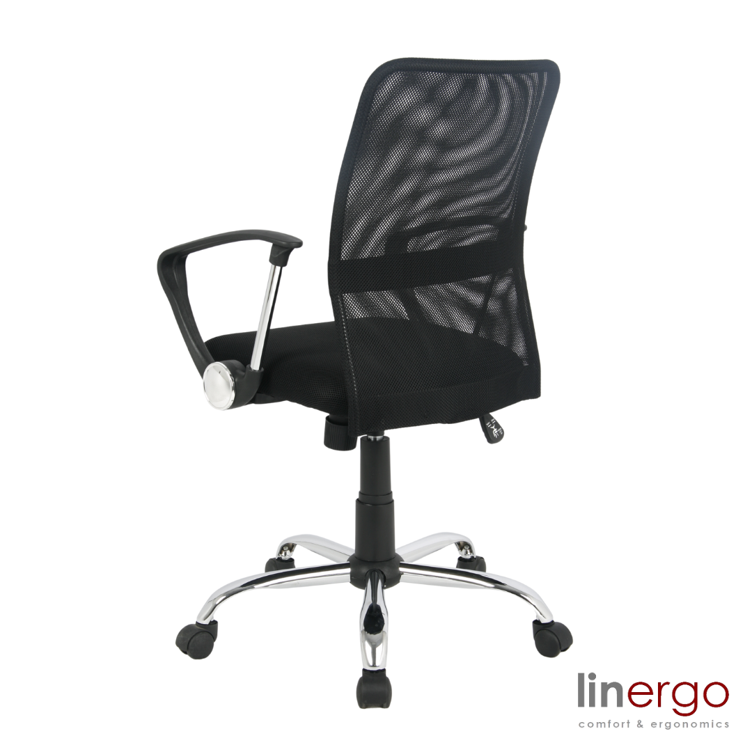 Office Chair West Petersburg | size: Width: 64cm, Height: 103cm, Depth: 53cm | color: Gray | image: 1 | variant: 1008086