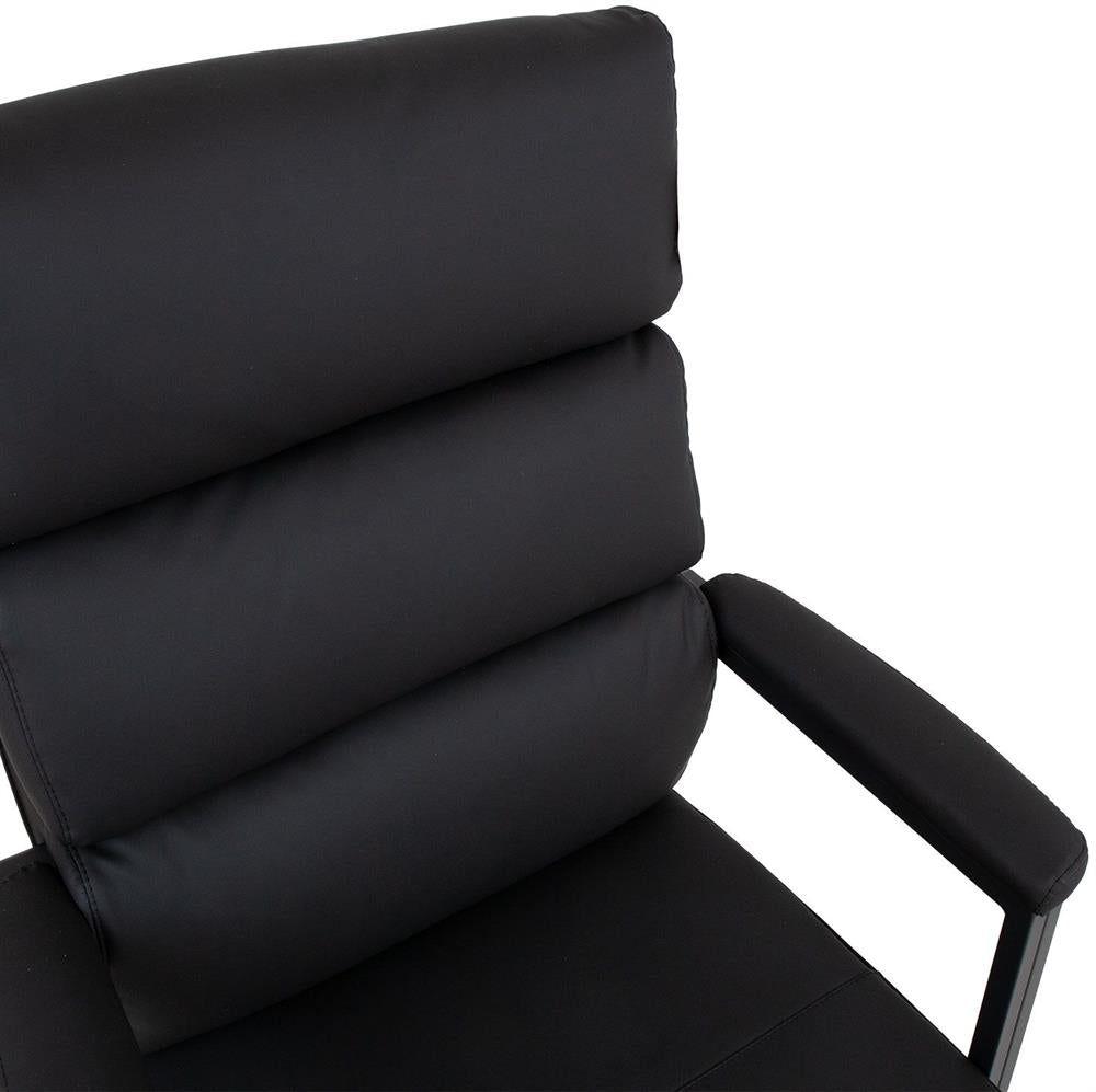 Office Chair Wrexham | size: Width: 65cm, Height: 115cm, Depth: 72cm | color: Black | image: 5 | variant: 1001217