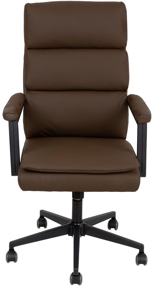 Office Chair Wrexham | size: Width: 65cm, Height: 115cm, Depth: 72cm | color: Brown | image: 2 | variant: 1001218