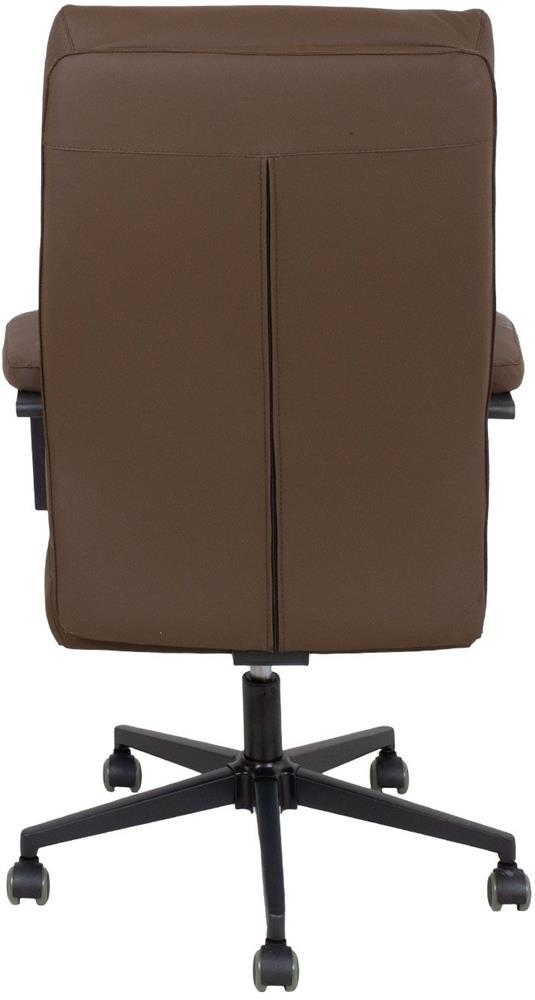 Office Chair Wrexham | size: Width: 65cm, Height: 115cm, Depth: 72cm | color: Brown | image: 4 | variant: 1001218