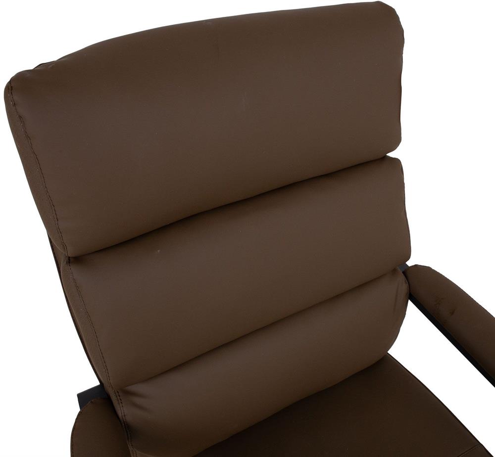 Office Chair Wrexham | size: Width: 65cm, Height: 115cm, Depth: 72cm | color: Brown | image: 5 | variant: 1001218