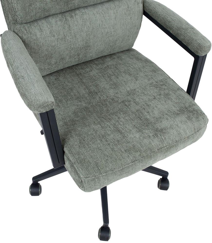 Office Chair Wrexham | size: Width: 65cm, Height: 115cm, Depth: 72cm | color: Green | image: 6 | variant: 1001221