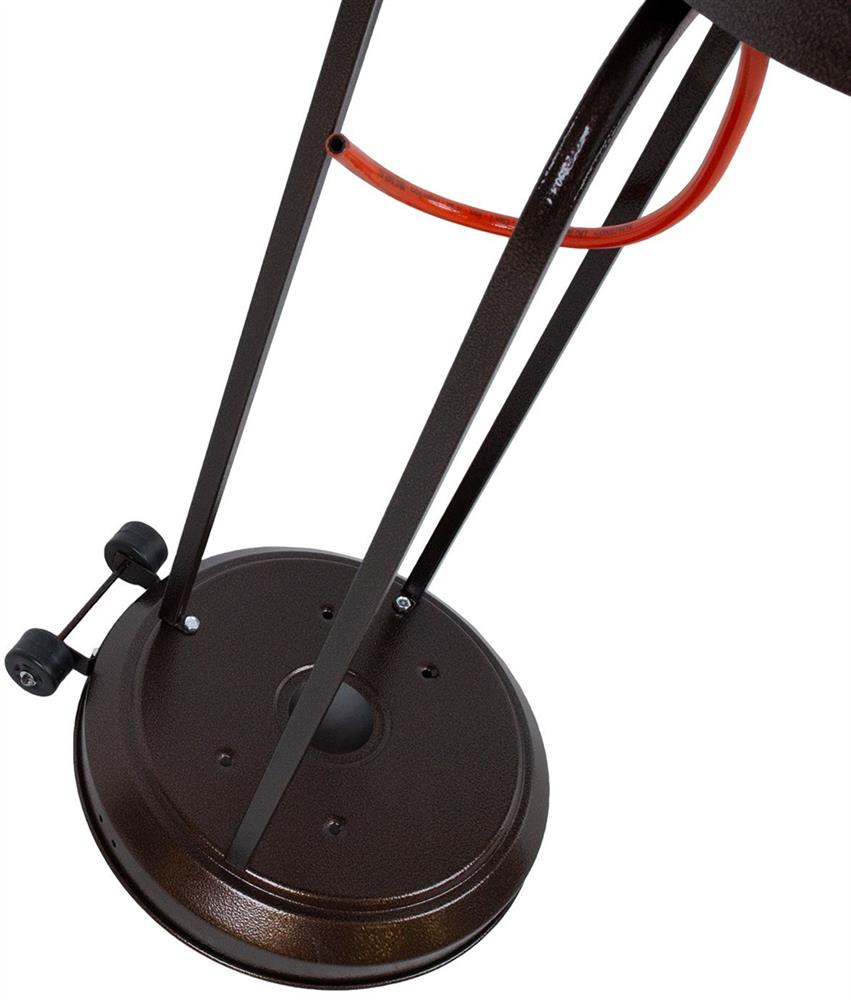 Patio Gas Heater East Toulon | size: Height: 221cm | color: Brown | image: 4 | variant: 1006400
