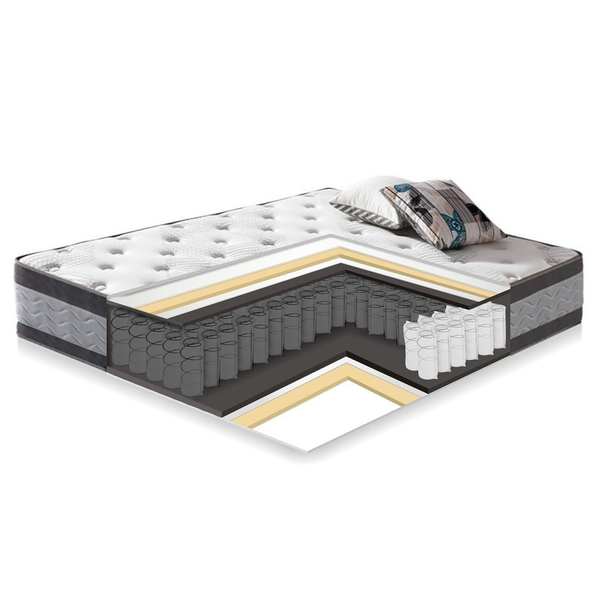 Pocket Spring Mattress East Amersham | size: Length: 200cm, Width: 120cm | image: 0 | variant: 1005019