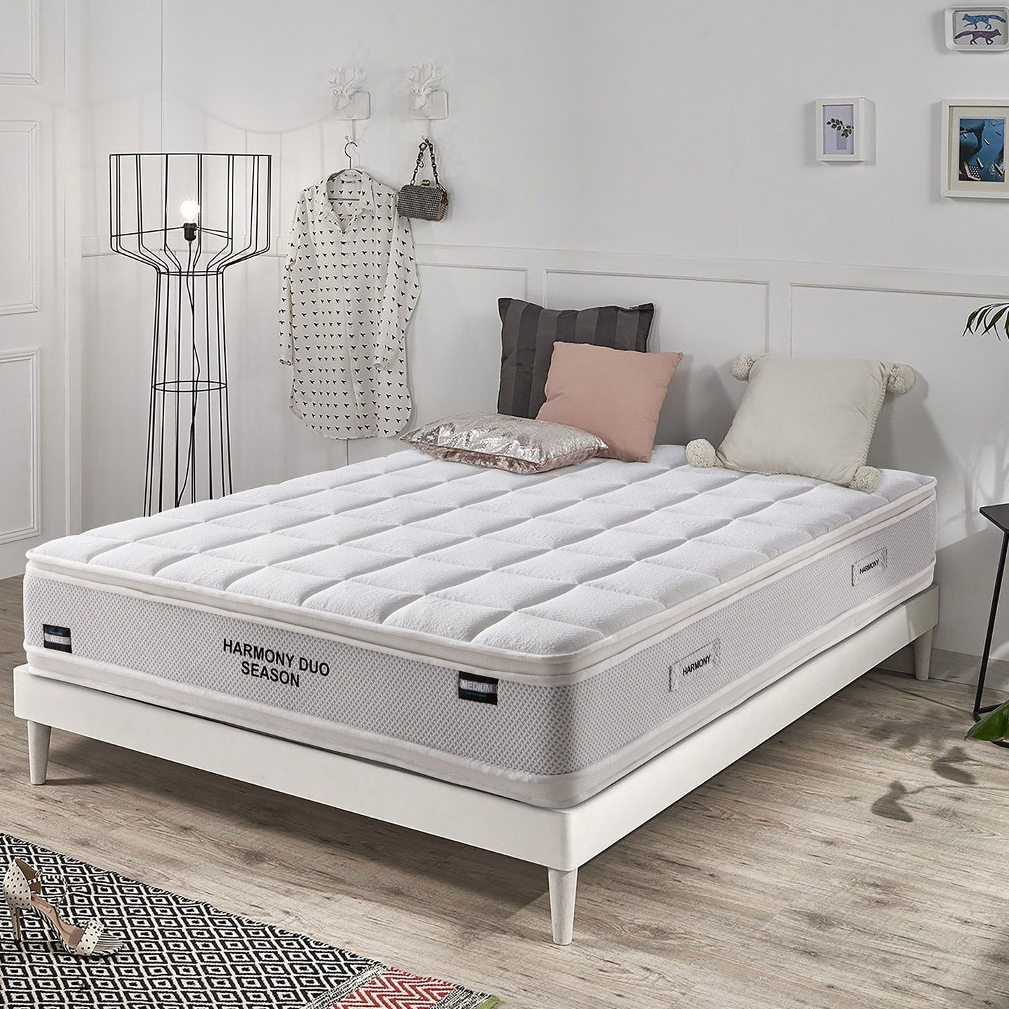 Pocket Spring Mattress East Bolzano | size: Length: 200cm, Width: 90cm | image: 1 | variant: 1006577