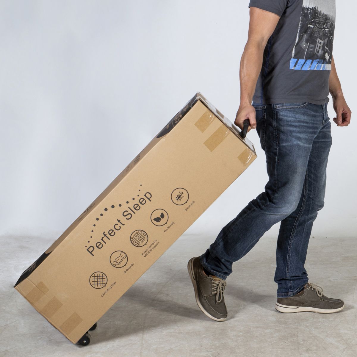 Pocket Spring Mattress East Chesham | size: Length: 200cm, Width: 140cm | image: 3 | variant: 1005203