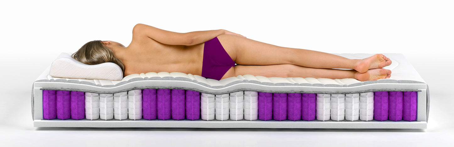 Pocket Spring Mattress Paola 10 | size: Length: 200cm, Width: 120cm | image: 3 | variant: 1013216