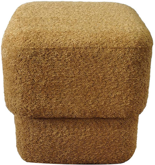 Pouf Bargoed | size: Width: 40cm, Height: 40cm, Depth: 40cm | color: Yellow | image: 1 | variant: 1001420