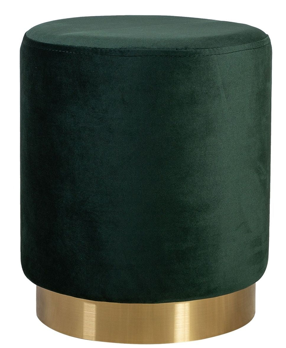 Pouf Nelson | size: Width: 35cm, Height: 42cm, Depth: 35cm, Diameter: 35cm | color: Green | image: 0 | variant: 1001405
