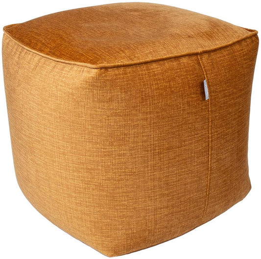 Pouf Tonypandy | size: Width: 55cm, Height: 45cm, Depth: 55cm | color: Yellow | image: 1 | variant: 1001455