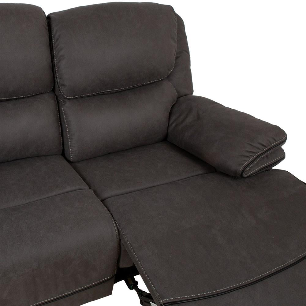 Recliner East Riga | size: Length: 93cm, Height: 106cm, Depth: 163cm | color: Gray | image: 5 | variant: 1006313