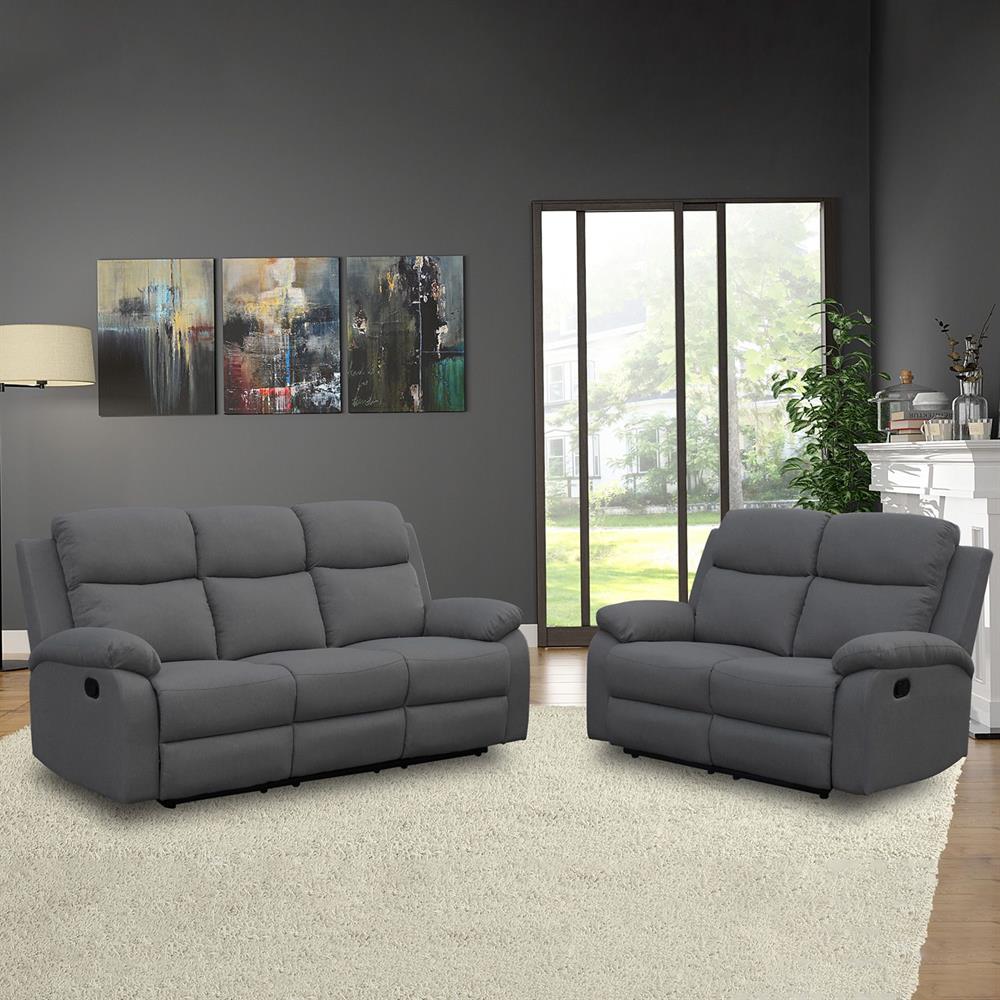 Recliner Rex 1 | size: Length: 81cm, Height: 103cm, Depth: 133cm | color: Gray | image: 7 | variant: 1017634