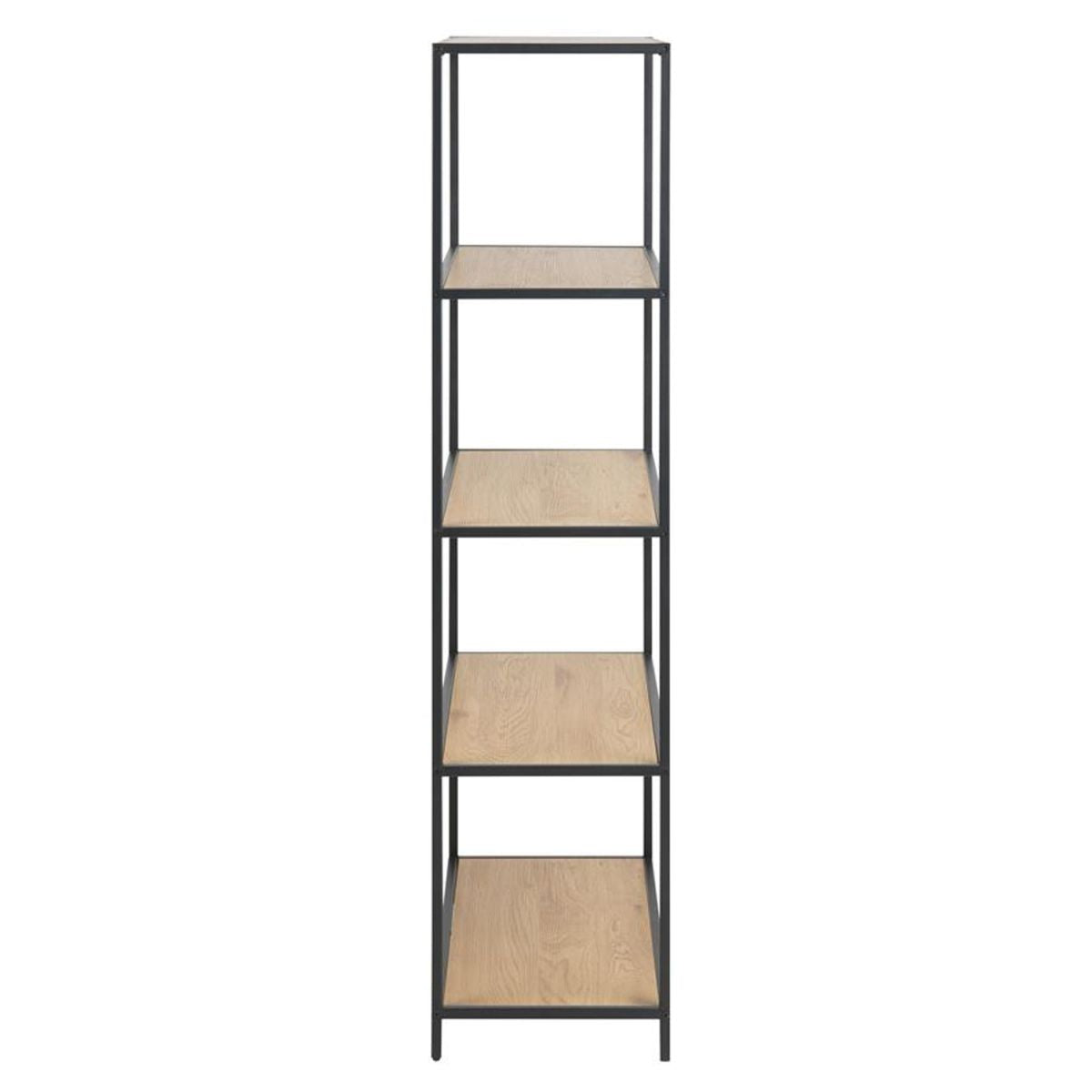 Shelf Aberystwyth | size: Width: 77cm, Height: 150cm, Depth: 35cm | color: Black | image: 3 | variant: 1004980