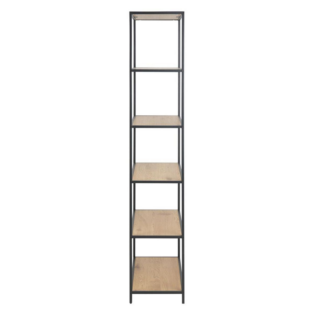 Shelf Aberystwyth | size: Width: 77cm, Height: 185cm, Depth: 35cm | color: Black | image: 3 | variant: 1004983