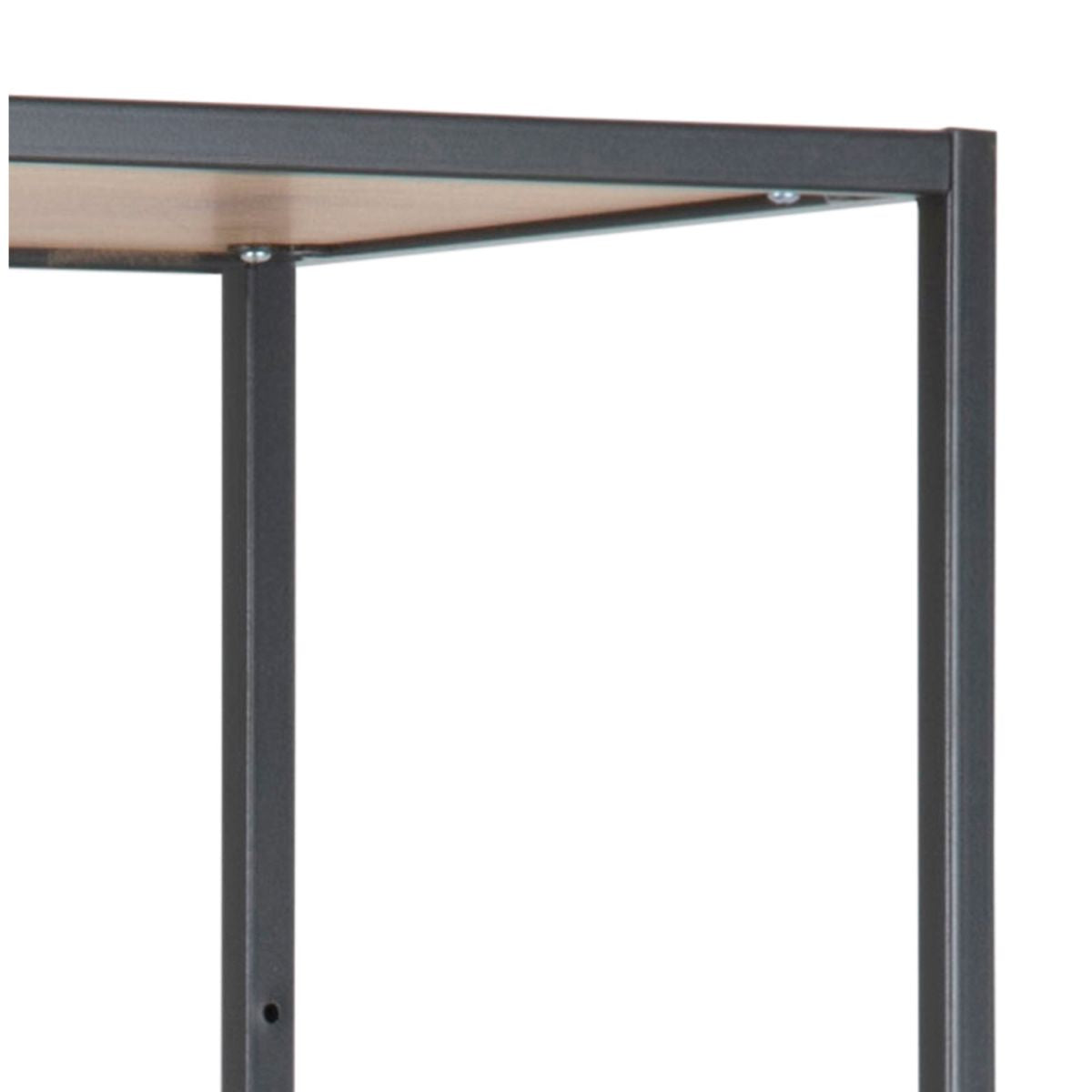 Shelf Aberystwyth | size: Width: 77cm, Height: 185cm, Depth: 35cm | color: Black | image: 4 | variant: 1004983