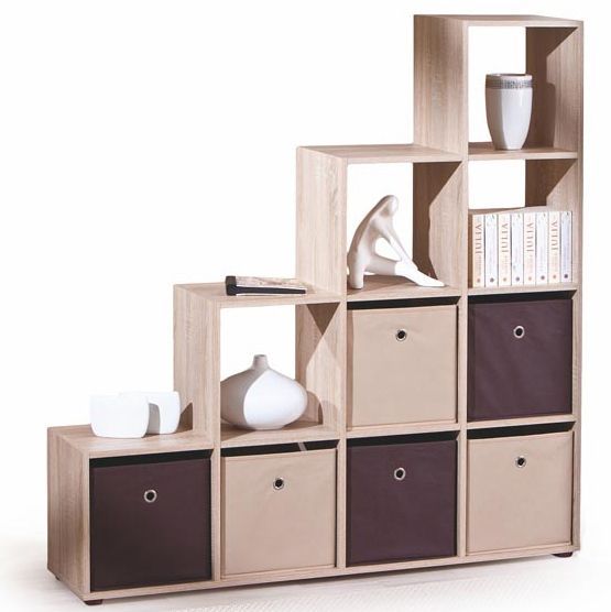 Shelf East Chieti | size: Width: 139cm, Height: 144cm, Depth: 33cm | color: Oak | image: 0 | variant: 1006648