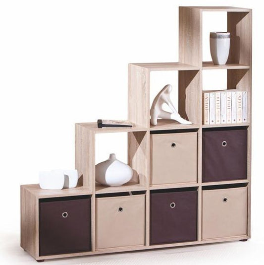 Shelf East Chieti | size: Width: 139cm, Height: 144cm, Depth: 33cm | color: Oak | image: 0 | variant: 1006648