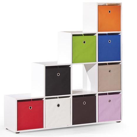 Shelf East Pescara | size: Width: 139cm, Height: 144cm, Depth: 33cm | color: White | image: 0 | variant: 1006647