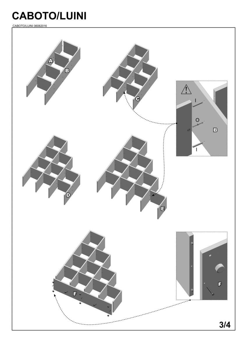 Shelf East Pescara | size: Width: 139cm, Height: 144cm, Depth: 33cm | color: White | image: 4 | variant: 1006647