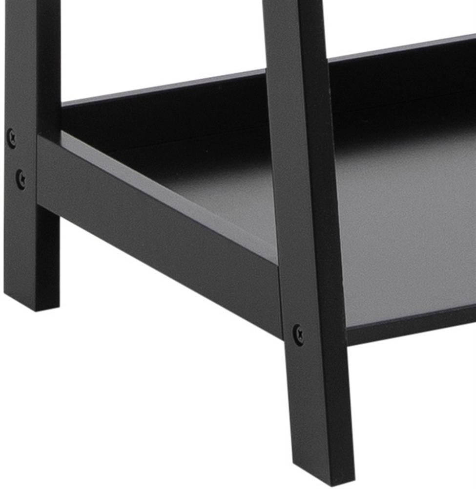 Shelf Inverness | size: Width: 63cm, Height: 180cm, Depth: 40cm | color: Black | image: 2 | variant: 1006091