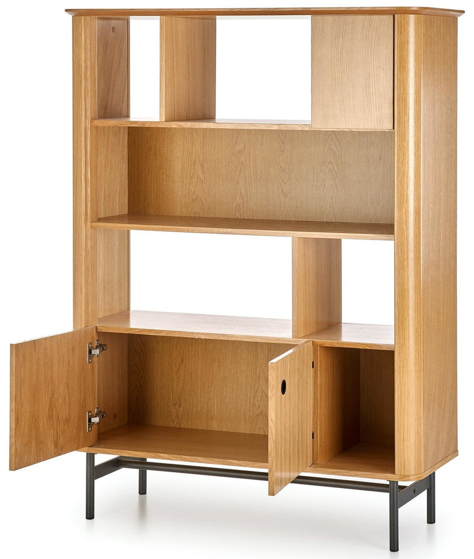 Shelf Smart-Reg 2 | size: Width: 117cm, Height: 153cm, Depth: 37cm | color: Oak | image: 3 | variant: 1016932