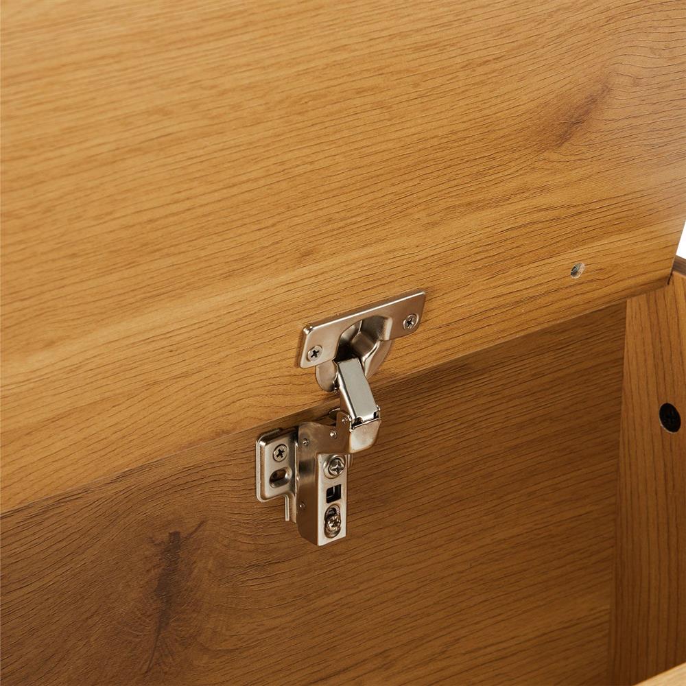 Shoe Cabinet East Rakvere | size: Length: 32cm, Width: 90cm, Height: 46cm | color: Oak | image: 10 | variant: 1005952