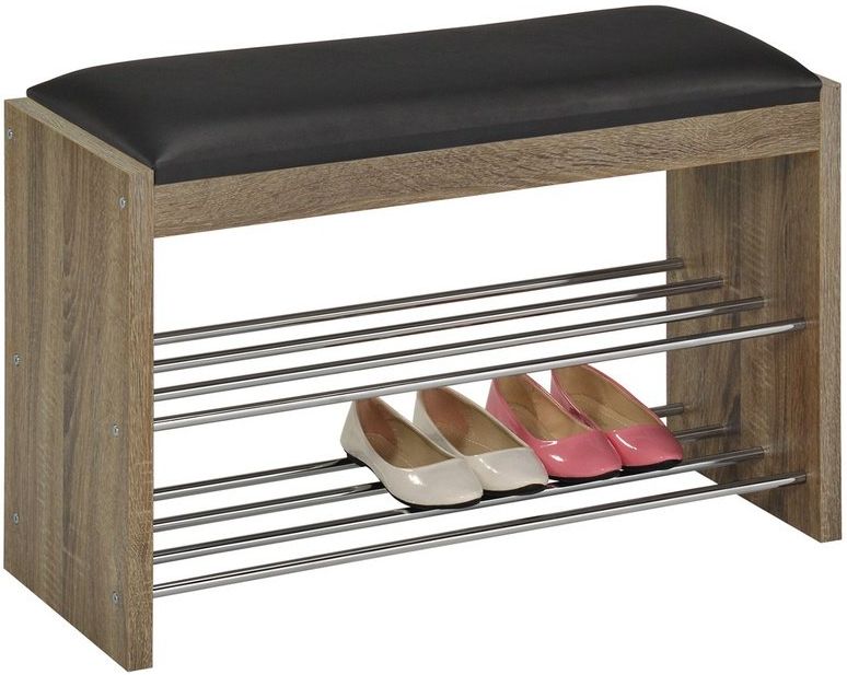 Shoe Cabinet Whitby | size: Width: 79.5cm, Height: 50cm, Depth: 30cm | color: Oak | image: 1 | variant: 1000250