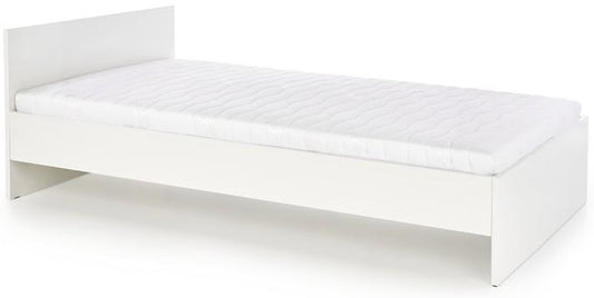 Single Bed Copenhagen | size: Length: 205cm, Width: 125cm, Height: 70cm | color: White | image: 1 | variant: 1003406