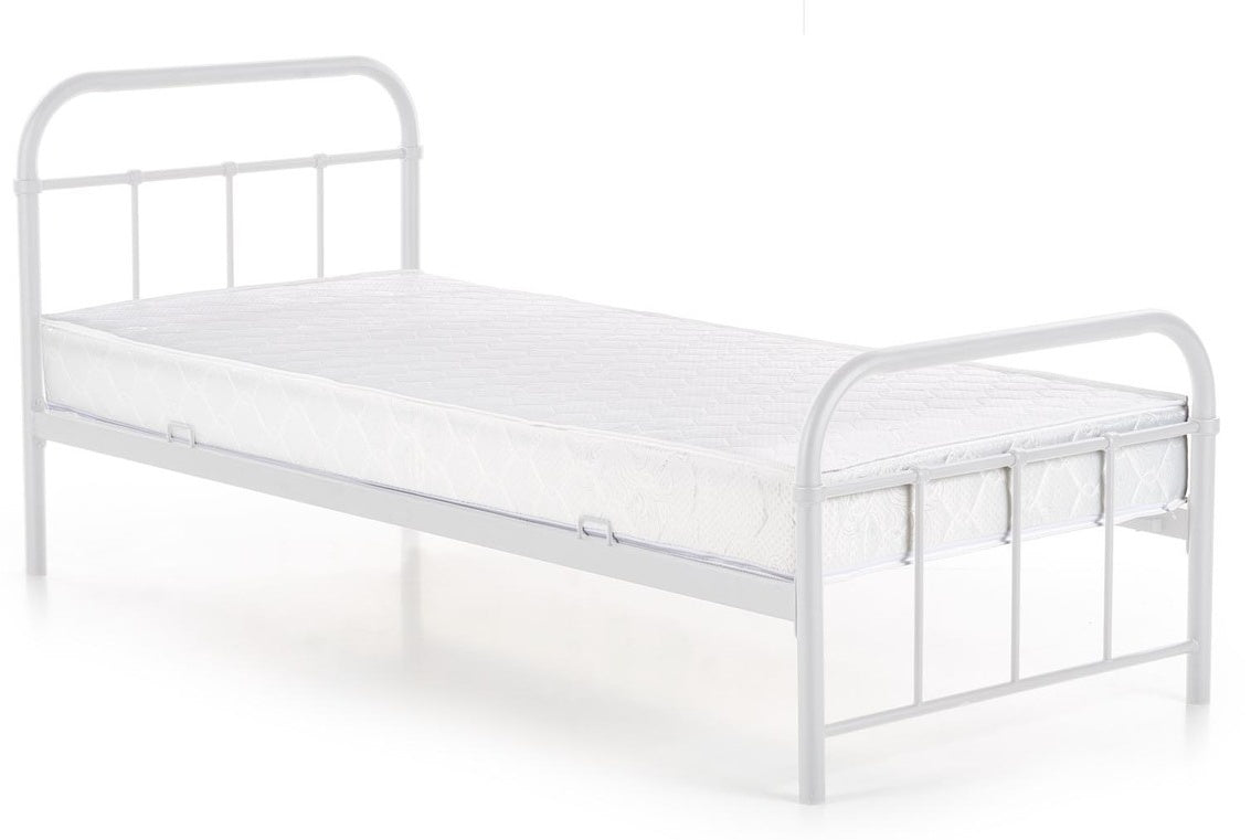 Single Bed East Ljubljana | size: Length: 209cm, Width: 94cm, Height: 93cm | color: White | image: 0 | variant: 1007585