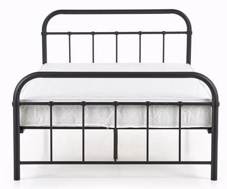 Single Bed Montreal | size: Length: 209cm, Width: 124cm, Height: 93cm | color: Black | image: 5 | variant: 1003415