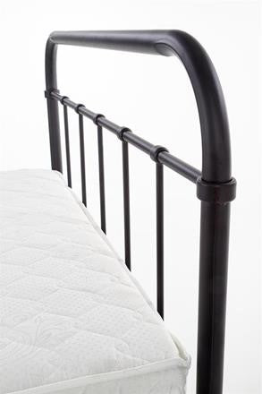 Single Bed Montreal | size: Length: 209cm, Width: 124cm, Height: 93cm | color: Black | image: 7 | variant: 1003415