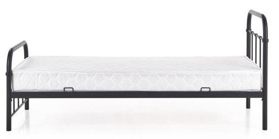 Single Bed Montreal | size: Length: 209cm, Width: 94cm, Height: 93cm | color: Black | image: 3 | variant: 1007276