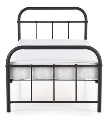 Single Bed Montreal | size: Length: 209cm, Width: 94cm, Height: 93cm | color: Black | image: 4 | variant: 1007276