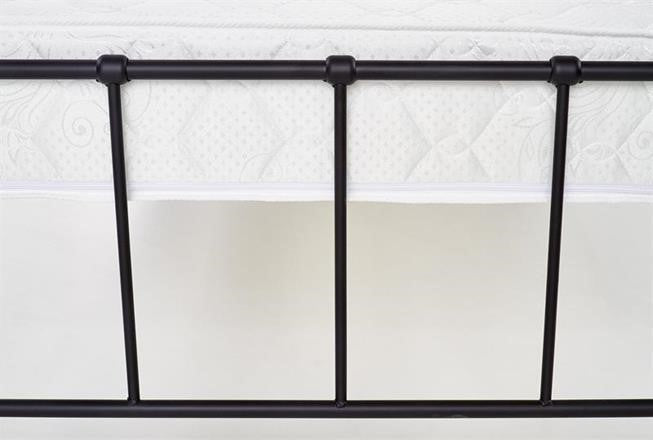 Single Bed Montreal | size: Length: 209cm, Width: 94cm, Height: 93cm | color: Black | image: 6 | variant: 1007276