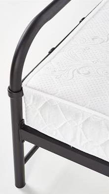 Single Bed Montreal | size: Length: 209cm, Width: 94cm, Height: 93cm | color: Black | image: 7 | variant: 1007276