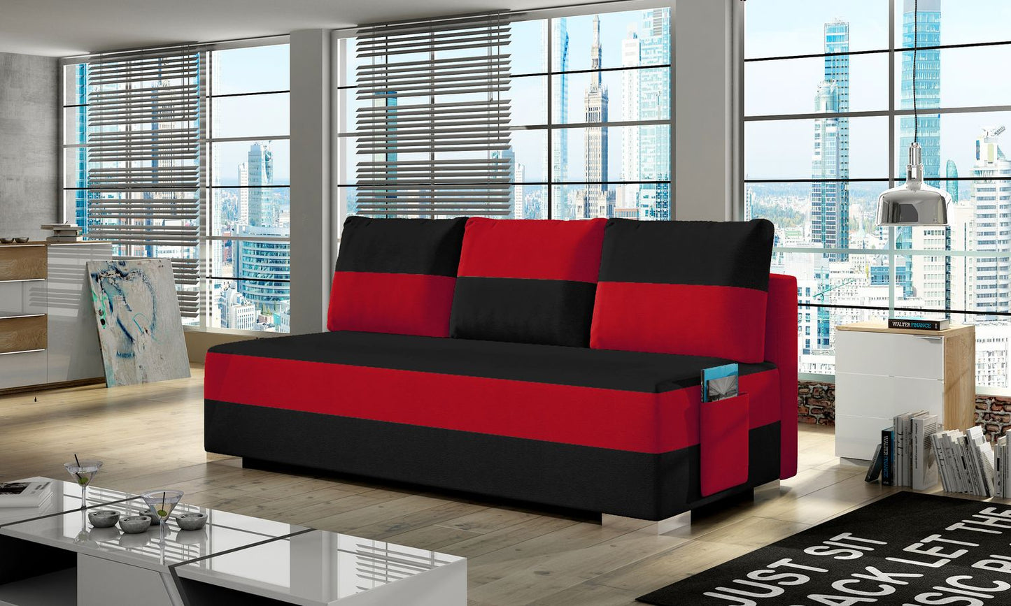 Sleeper Sofa Atila 1 | size: Width: 50cm, Height: 83cm, Depth: 200cm | color: Alova | image: 1 | variant: 1017175
