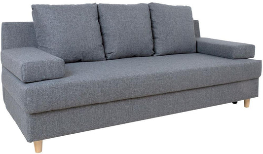 Sleeper Sofa Boston | size: Width: 195cm, Height: 76cm, Depth: 92cm | color: Gray | image: 1 | variant: 1000289
