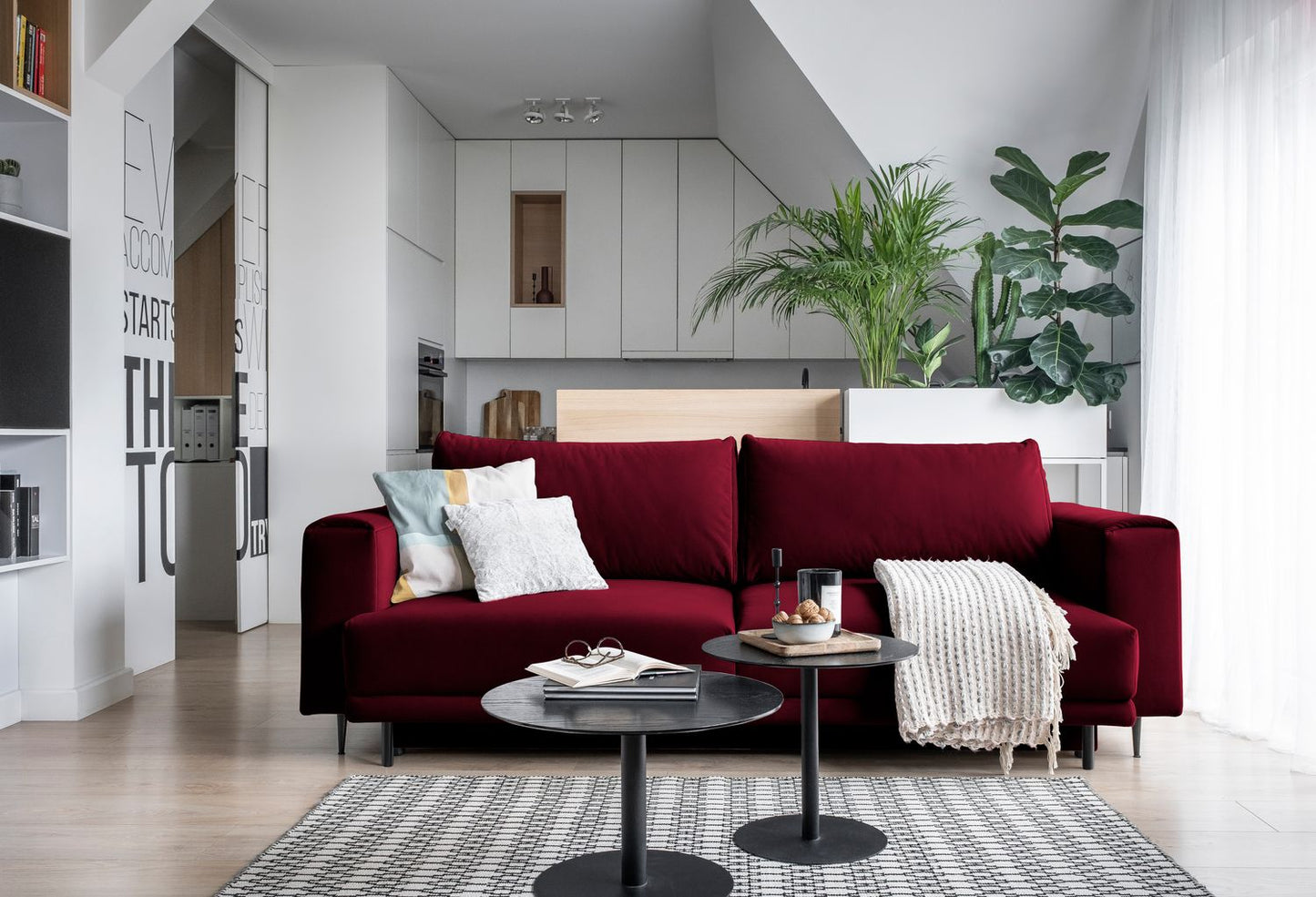 Sleeper Sofa Dalia 18 | size: Width: 90cm, Height: 90cm, Depth: 260cm | color: Velvetmat | image: 1 | variant: 1017244