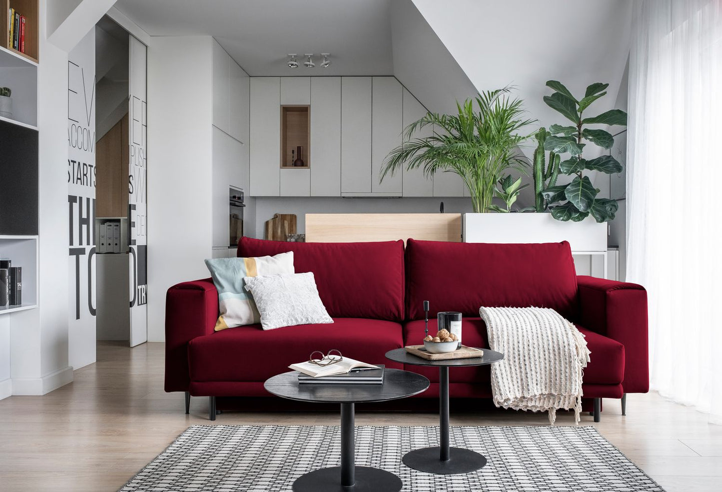 Sleeper Sofa Dalia 19 | size: Width: 90cm, Height: 90cm, Depth: 260cm | color: Velvetmat | image: 1 | variant: 1017245