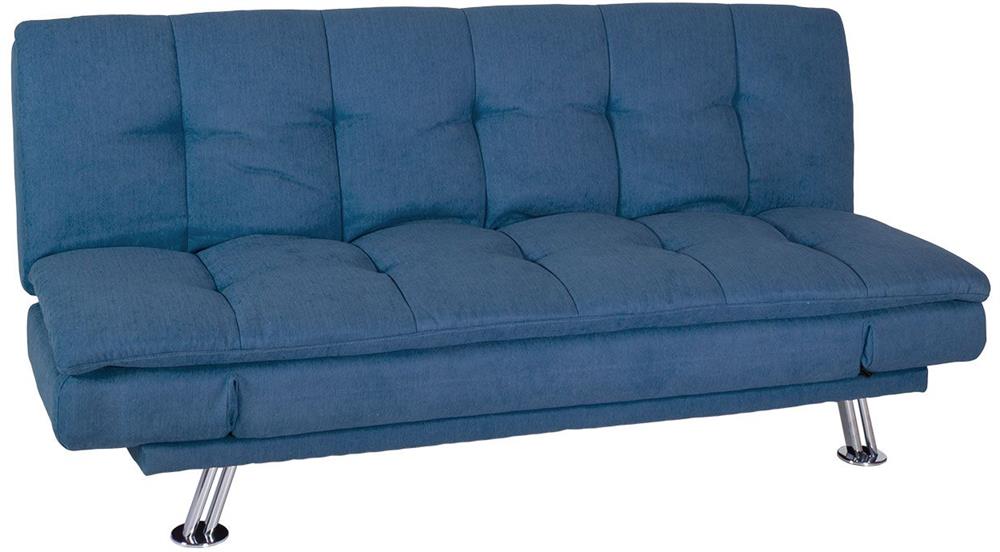Sleeper Sofa East Hatfield | size: Width: 189cm, Height: 91cm, Depth: 88cm | color: Blue | image: 4 | variant: 1006267