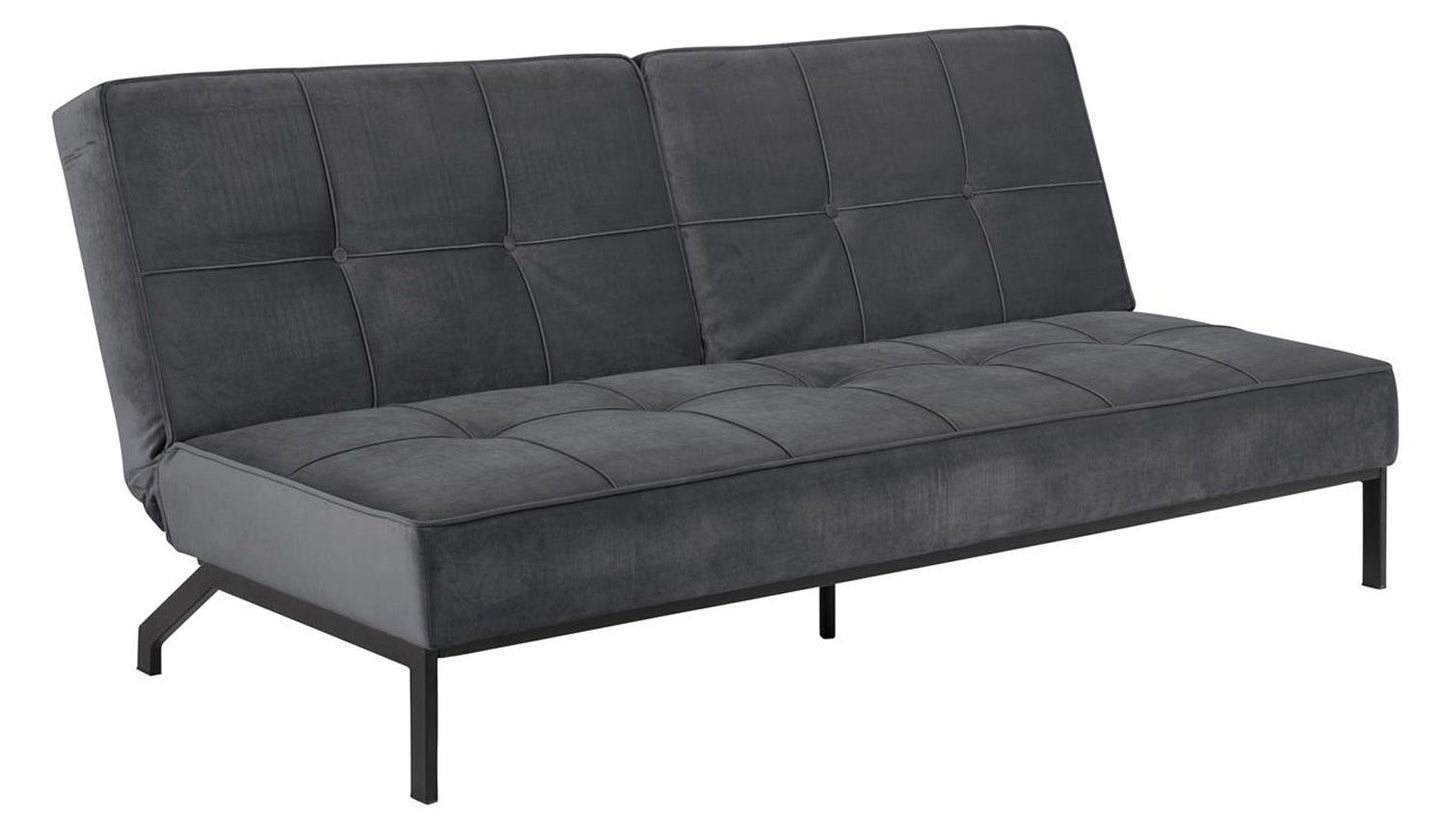Sleeper Sofa East Trento | size: Length: 95cm, Width: 198cm, Height: 87cm | color: Gray | image: 0 | variant: 1006572