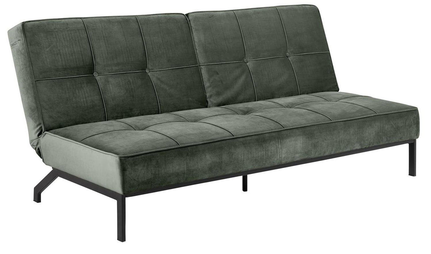 Sleeper Sofa East Trento | size: Length: 95cm, Width: 198cm, Height: 87cm | color: Green | image: 0 | variant: 1006571
