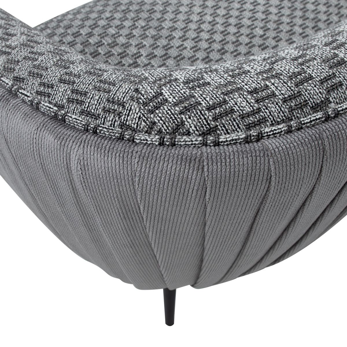 Sofa Accent 1 | size: Width: 179cm, Height: 74cm, Depth: 80cm | color: Gray | image: 6 | variant: 1011731
