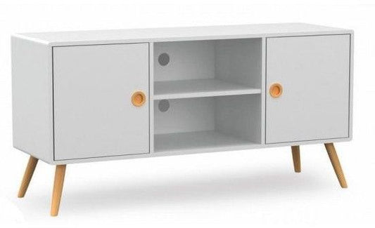 TV Table West Maidenhead | size: Length: 39cm, Width: 120cm, Height: 60cm | color: White | image: 1 | variant: 1007161