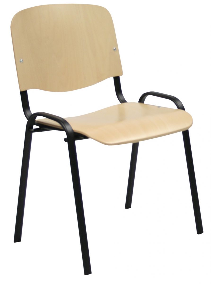 Visitor's Chair Iso | size: Width: 54cm, Height: 82cm, Depth: 42cm | color: Beige | image: 0 | variant: 1012519