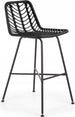 Bar Stool Avellino | size: Width: 47cm, Height: 113cm, Depth: 57cm | color: Black | image: 1 | variant: 1003065